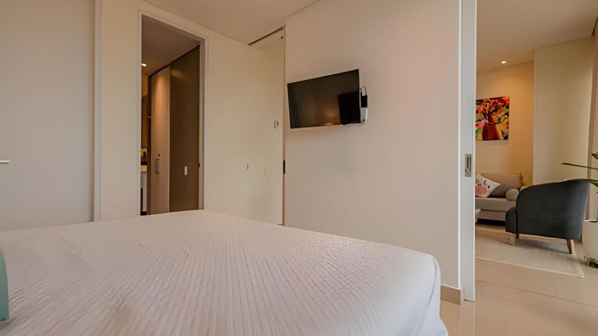 Lujoso Apto De 1 Hab En Piso 15 Edificio H2 *