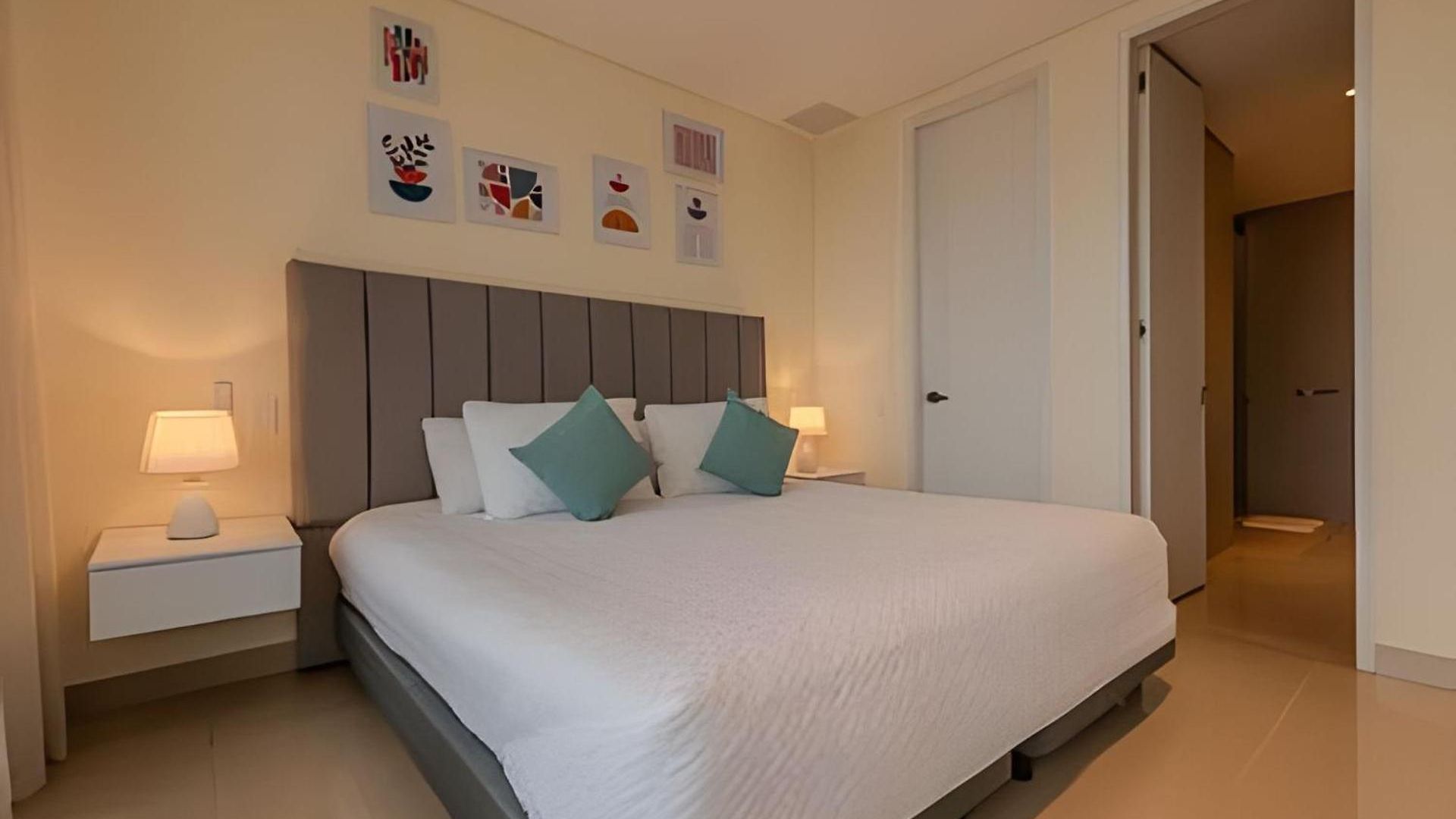 Lujoso Apto De 1 Hab En Piso 15 Edificio H2 * Cartagena