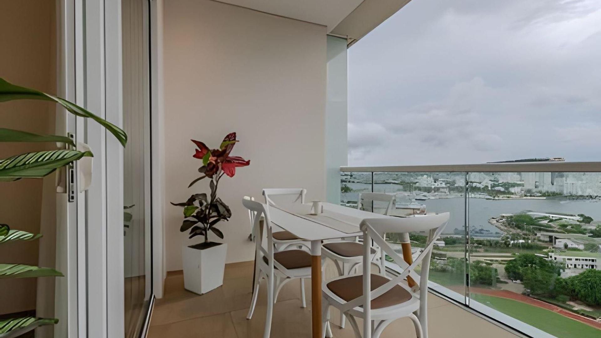 Apartamento Lujoso Apto De 1 Hab En Piso 15 Edificio H2 Cartagena