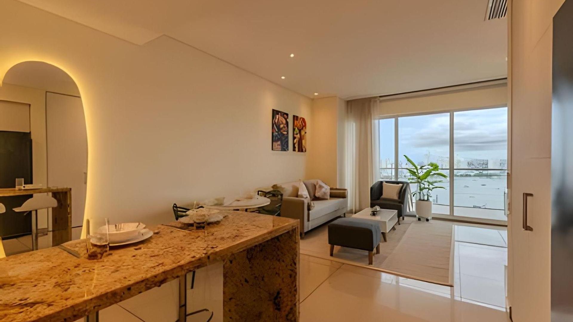 Apartamento Lujoso Apto De 1 Hab En Piso 15 Edificio H2