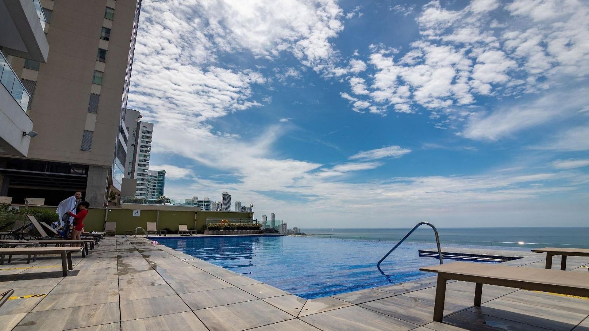 Apartamento Lujoso Apto De 1 Hab En Piso 15 Edificio H2 Cartagena