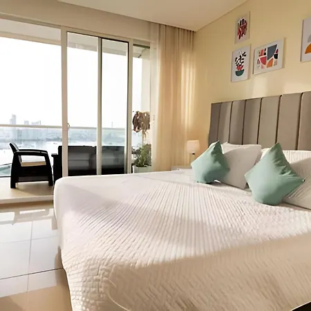Lujoso Apto De 1 Hab En Piso 15 Edificio H2 * Cartagena