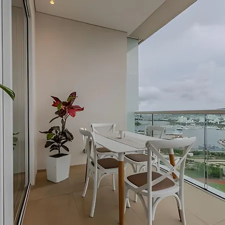 Apartment Lujoso Apto De 1 Hab En Piso 15 Edificio H2 Cartagena