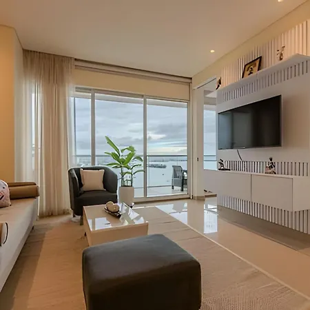 Apartamento Lujoso Apto De 1 Hab En Piso 15 Edificio H2 Cartagena
