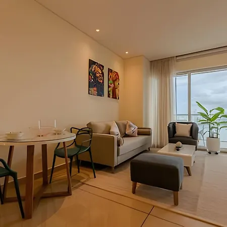 Lujoso Apto De 1 Hab En Piso 15 Edificio H2 Apartamento *