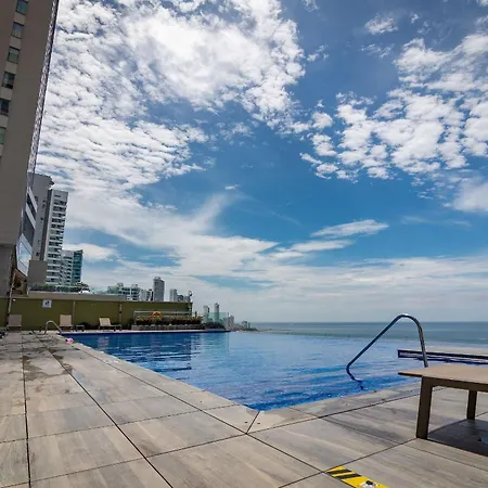 Apartment Lujoso Apto De 1 Hab En Piso 15 Edificio H2 Cartagena